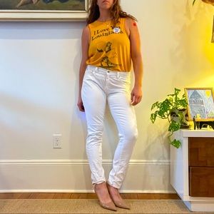 Ralph Lauren Sport Boyfriend Cut White Jean